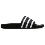 Adidas adilette Herren Flip-Flops und Sandalen - Schwarz - Größe: 46 2/3 - Netz/Synthetik - Foot Locker