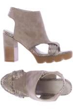 Alba Moda Damen Sandale, beige, Gr. 35