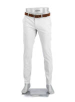 Alberto Herren Chino grau Cotton Slim Fit