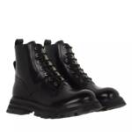 Alexander McQueen Stiefel & Boots - Ankle Boots Leather - Gr. 37 (EU) - in Schwarz - für Damen