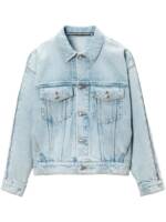 Alexander Wang - Zip-Sleeved Denim Jacket - Größe L - blau