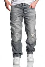 Amaci&Sons Loose-fit-Jeans YAKIMA 90s Baggy Jeans Herren Destroyed 90s Denim Jeans Hose Straight Baggy