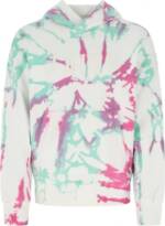 Amiri - Amiri Logo Tie-Dye Hoodie Sweatshirt - Größe L - weiß