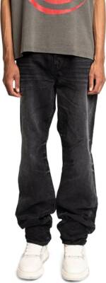 Amiri - STACK STRAIGHT JEAN FADED BLACK - Größe 34 - schwarz