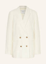 Anine Bing Bouclé-Blazer Jasmine weiss