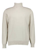 BOSS Orange Herren Rollkragenpullover beige unifarben