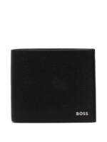 BOSS logo-print wallet - Schwarz