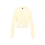 Balenciaga - Fitted Zip-Up Cream Viscose Hoodie - Größe M - beige