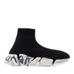 Balenciaga Low-Top Sneaker - Speed 2.0 Graffiti Sneakers - Multi - Gr. 35 (EU) - in Schwarz - für Damen