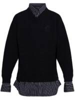 Balenciaga Pullover im Layering-Look - Schwarz