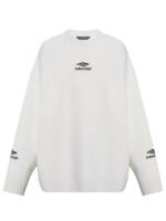 Balenciaga Pullover mit Rundhalsausschnitt - Weiß