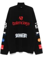 Balenciaga Skioberteil mit Stehkragen - Schwarz