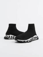 Balenciaga Speed Black Graffiti Sole Sneaker