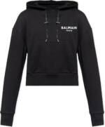 Balmain - Balmain Cropped Sweatshirt - Größe L - schwarz