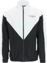 Balmain - Balmain Nylon Logo Jacket - Größe 50 - schwarz