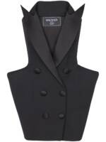 Balmain Blazer-Minikleid aus Wolle - Schwarz