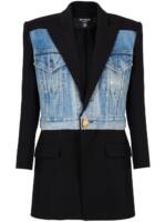 Balmain Blazer mit Einsätzen - Schwarz