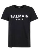 Balmain - Print T-Shirt - Reg Fit - Größe L - schwarz