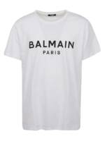 Balmain - Print T-Shirt - Reg Fit - Größe L - weiß