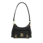 Balmain Shopper - B-Buzz Hobo-Calfskin - Gr. unisize - in Schwarz - für Damen