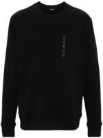 Balmain Sweatshirt mit Logo - Schwarz