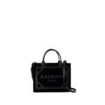 Balmain Totes & Shopper - B-Army Small Shopper Bag - Leather - Black - Gr. unisize - in Schwarz - für Damen