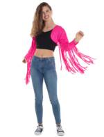 Bolero Fransen pink