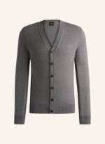 Boss Strickjacke Avac_Cd Regular Fit grau