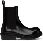 Bottega Veneta Black Fireman Chelsea Boots