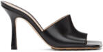 Bottega Veneta Black Stretch Heeled Mules