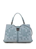 Bottega Veneta Pre-Owned 2012-2023 Intrecciato Napoli Satchel-Tasche - Blau