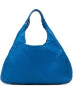 Bottega Veneta Pre-Owned 2012-2023 große Intrecciato Campana Hobo-Tasche - Blau