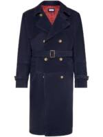 Brunello Cucinelli Trenchcoat aus Wildleder - Blau