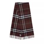 Burberry Tücher & Schals - Giant Check Plain Pattern Scarf - Gr. unisize - in Braun - für Damen