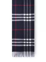 Burberry Tücher & Schals - Navy Cashmere Scarf - Gr. unisize - in Rot - für Damen