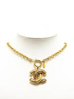 CHANEL Pre-Owned 1970-1980 Halskette mit CC - Gold