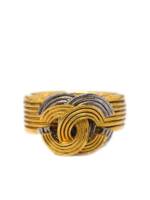 CHANEL Pre-Owned 2000 Ring mit CC - Gold