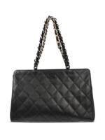 CHANEL Pre-Owned 2000 Tote Bag aus Leder - Schwarz