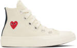 COMME des GARÇONS PLAY Kids Off-White Converse Edition Chuck 70 OG Single Heart High Top Sneakers