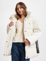 Calvin Klein Jeans Belted Long Puffer Jacket