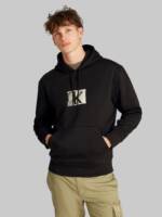 Calvin Klein Jeans Hoodie "SMALL CK BOX HOODIE", Kängurutasche, Logodruck