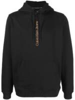 Calvin Klein Jeans Hoodie mit Logo-Print - Schwarz