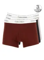 Calvin Klein Underwear Herren Trunks braun Baumwolle unifarben