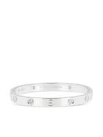 Cartier 18kt Love 4 Weißgoldarmband mit Diamanten - Silber