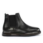 Celal Gültekin 691-3416 Stiefel Moderne Chelsea-Stiefel aus Leder mit Slip-on-Design.