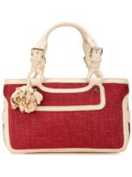 Céline Pre-Owned 2000-2022 Raffia Boogie Handtasche - Weiß