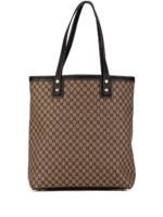 Céline Pre-Owned 2010 Macadam Canvas Tote Bag - Braun