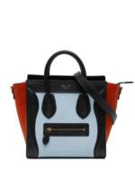 Céline Pre-Owned 2016 nano Luggage Tote Satchel-Tasche - Blau