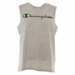 Champion T-Shirt Ärmelloses Herren-T-Shirt Champion Crewneck Grau