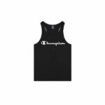 Champion T-Shirt Ärmelloses Herren-T-Shirt Champion Tank Top Schwarz